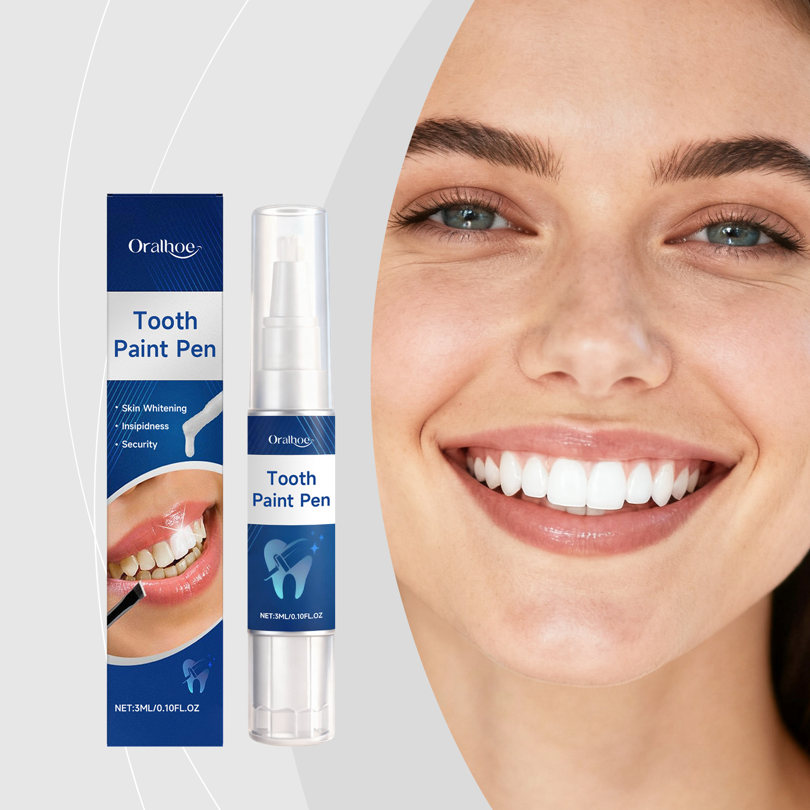 Teeth Paint Whitening - Oralhoe Tooth Paint Pen Stubborn Stain