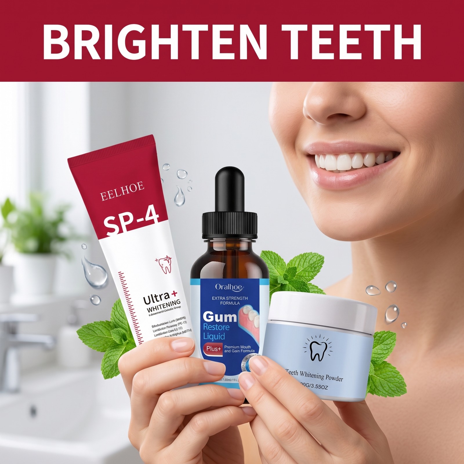 Oral Care Combo Set Whitening  - огляд і ціна Teeth Whitening Essence