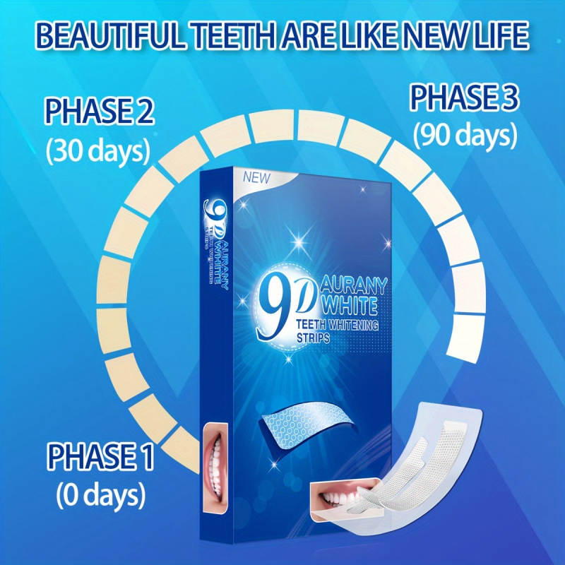 21 Pairs of 9D Aurany White Te - огляд і ціна Teeth Whitening Essence