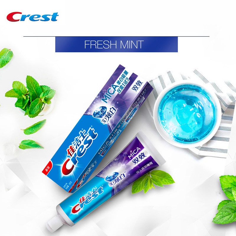 Crest 3D MICA Toothpaste Fluor - огляд і ціна Teeth Paint Whitening