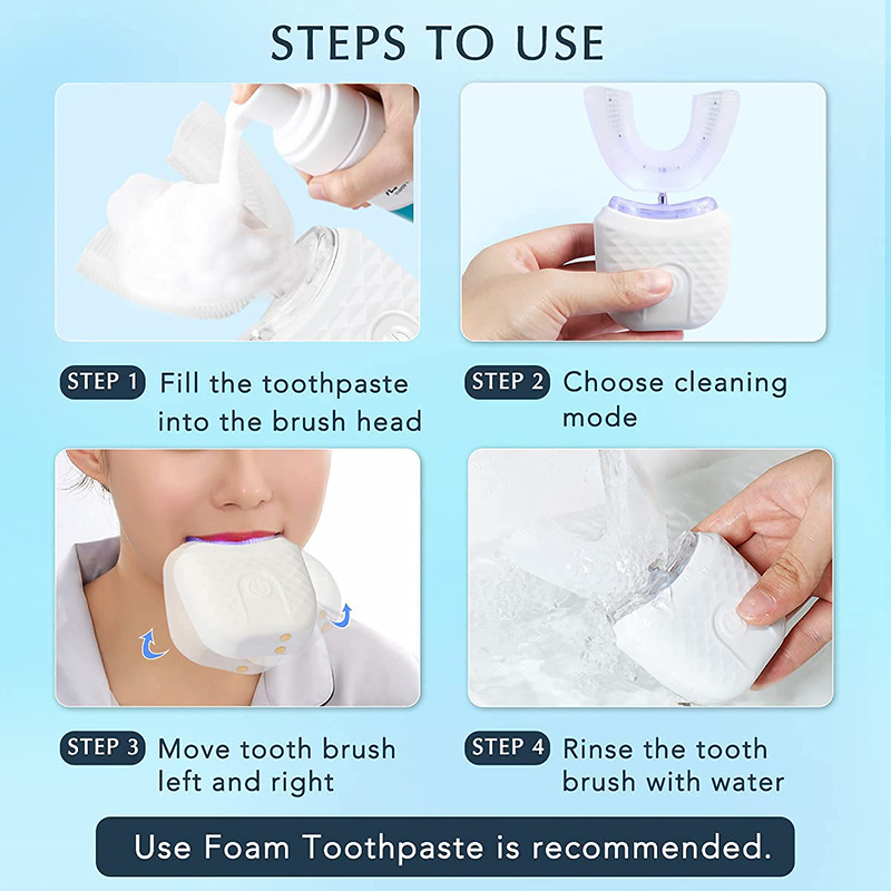 U-Shaped Rechargeable Light Qu - огляд і ціна Teeth Whitening Levels