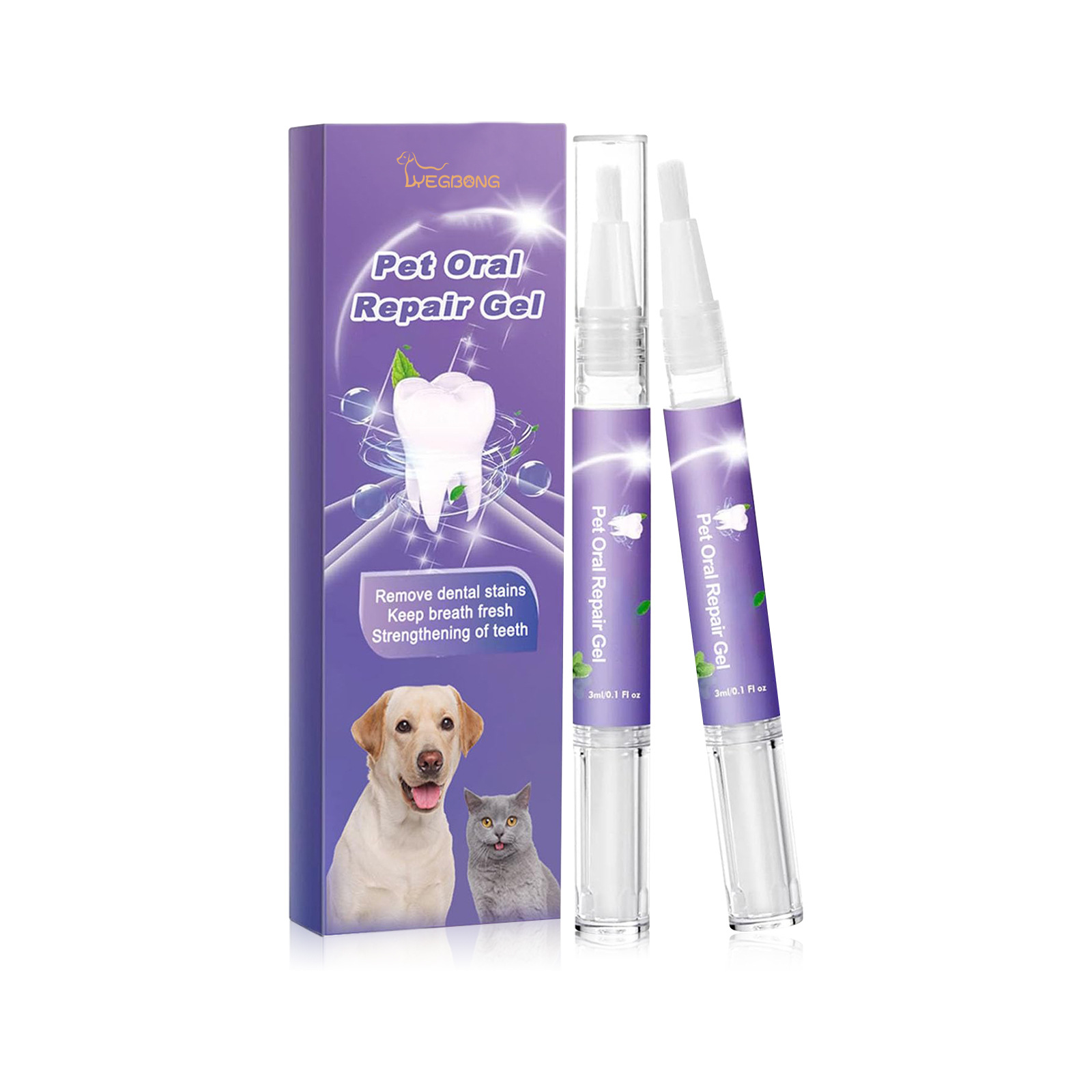 Pet Oral Repair Gel Puppy Tart - огляд і ціна Teeth Whitening Essence