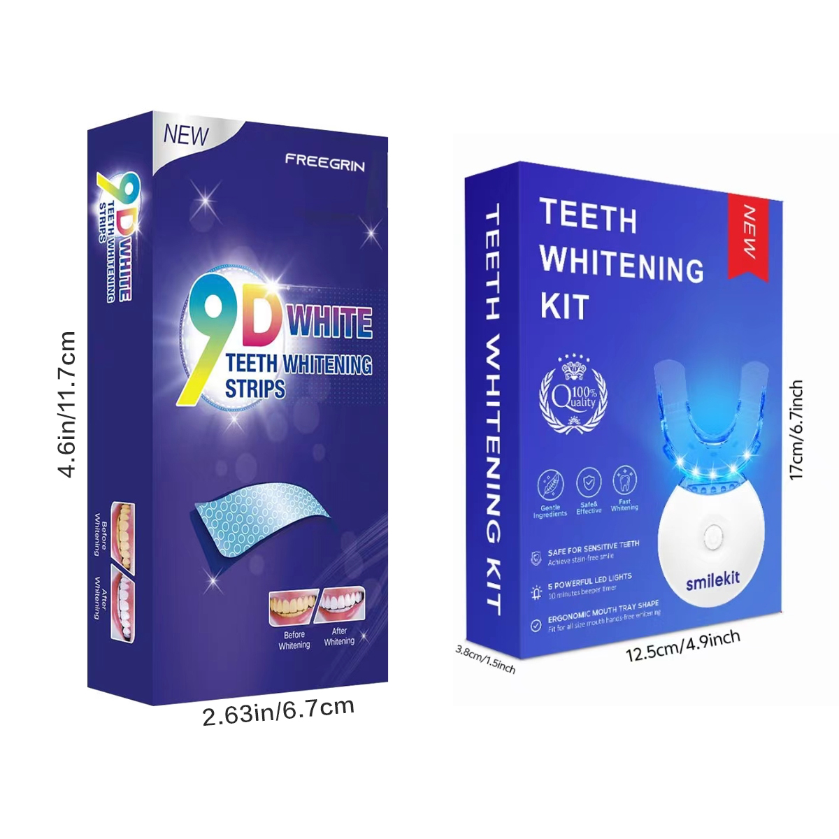 Teeth Whitening Kit - 5X LED L - огляд і ціна Teeth Whitening Essence