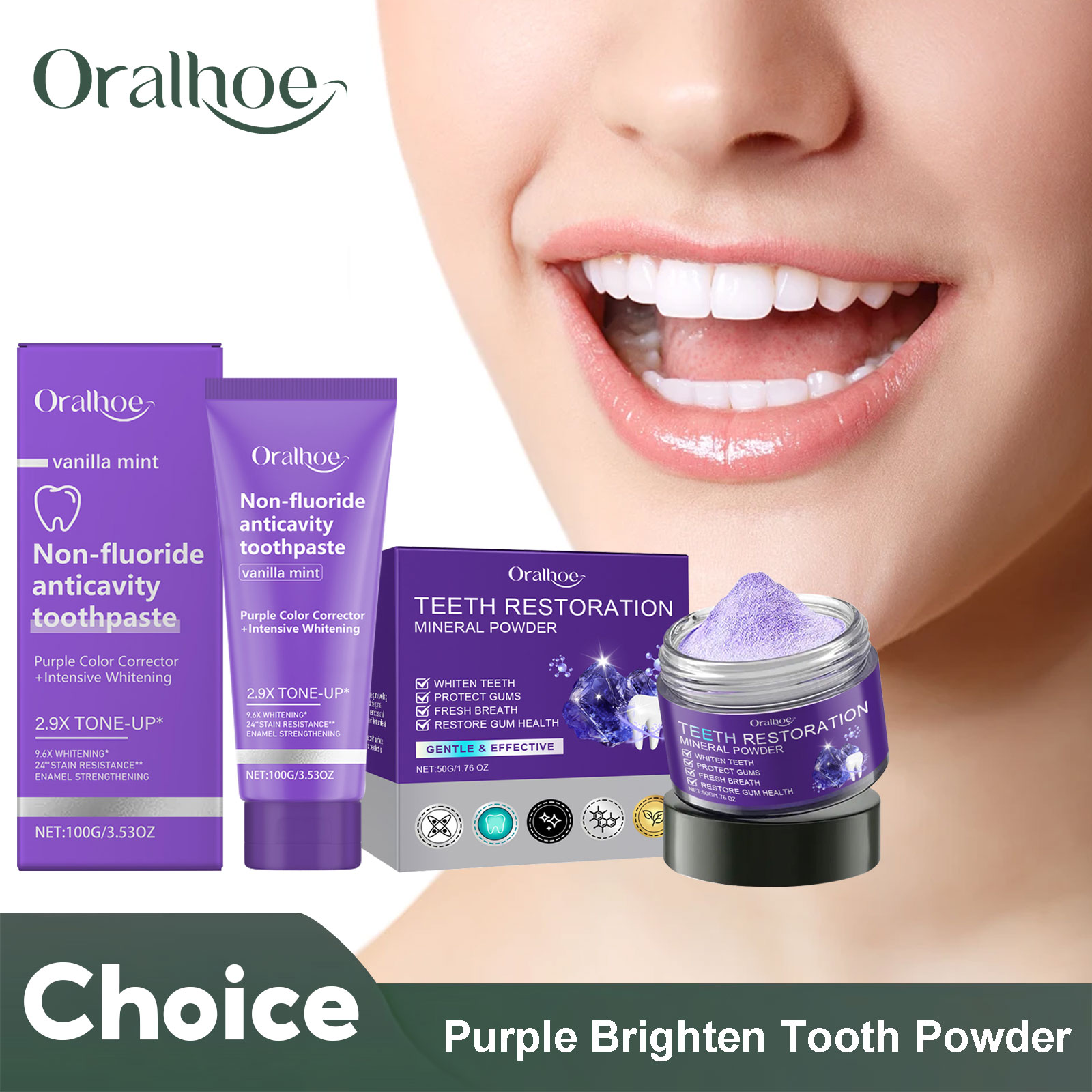 Teeth Restoration Mineral Powd - огляд і ціна Teeth Whitening Essence