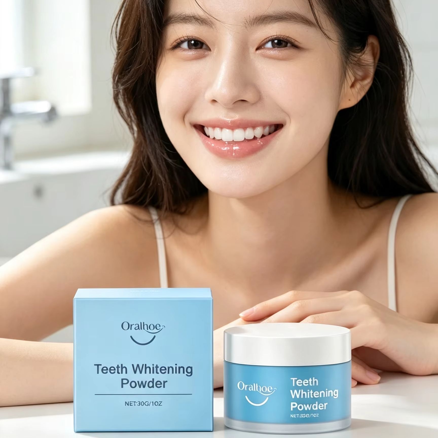 Oralhoe Tooth Powder for Brush - огляд і ціна Teeth Whitening Levels
