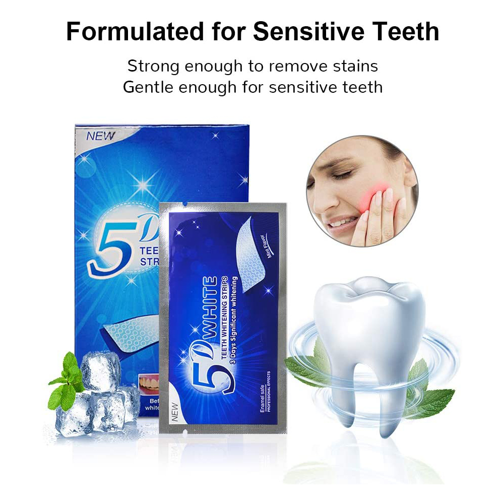 5D White Teeth Whitening Strip - огляд і ціна Teeth Whitening Essence