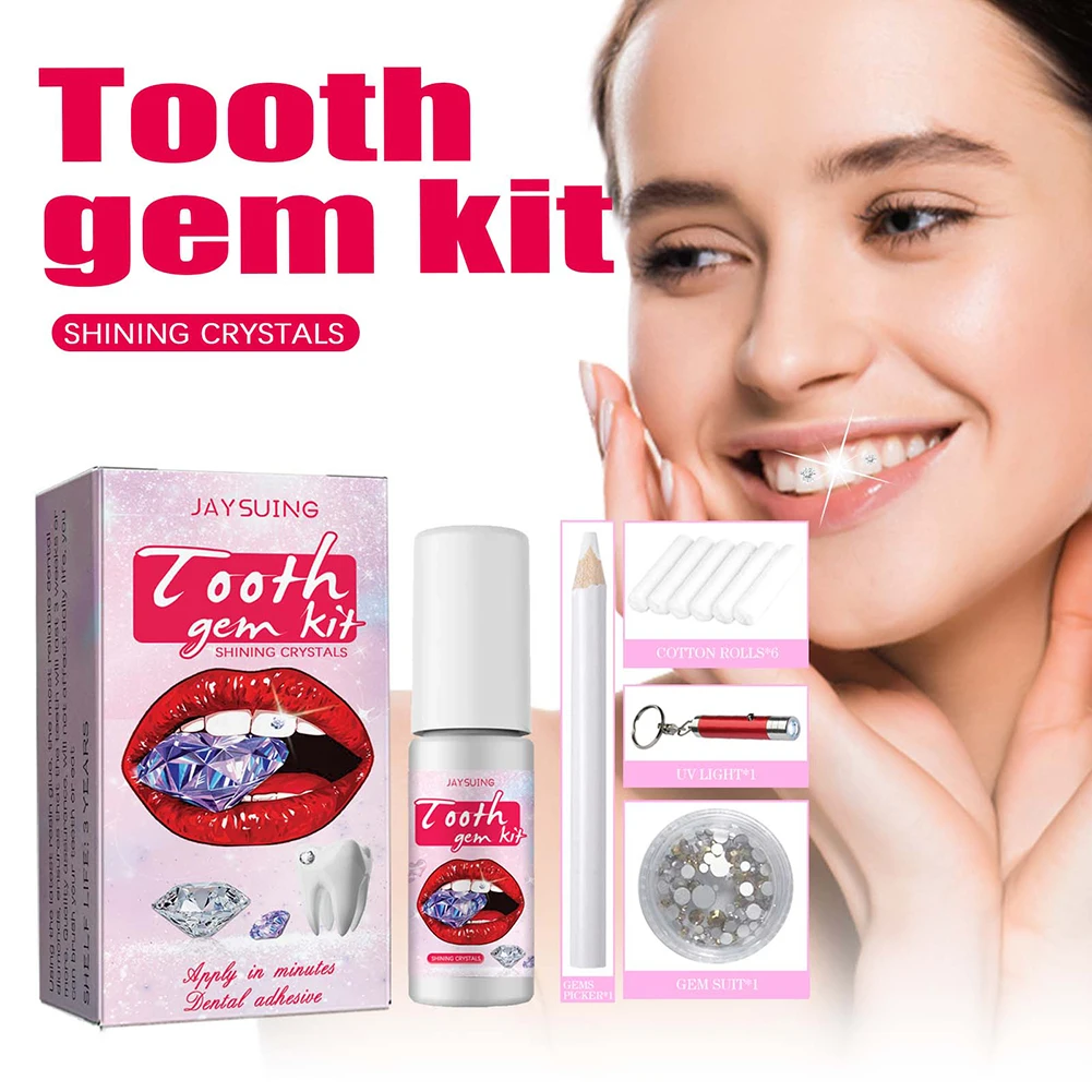 DIY Tooth Gems Kit with Crysta - огляд і ціна Teeth Whitening Levels