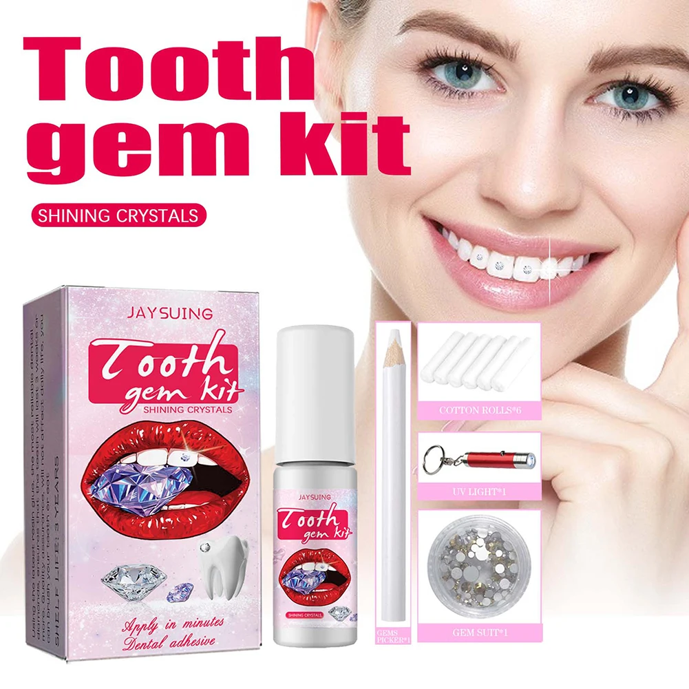 DIY Tooth Gems Kit with Crysta - огляд і ціна Teeth Whitening Levels
